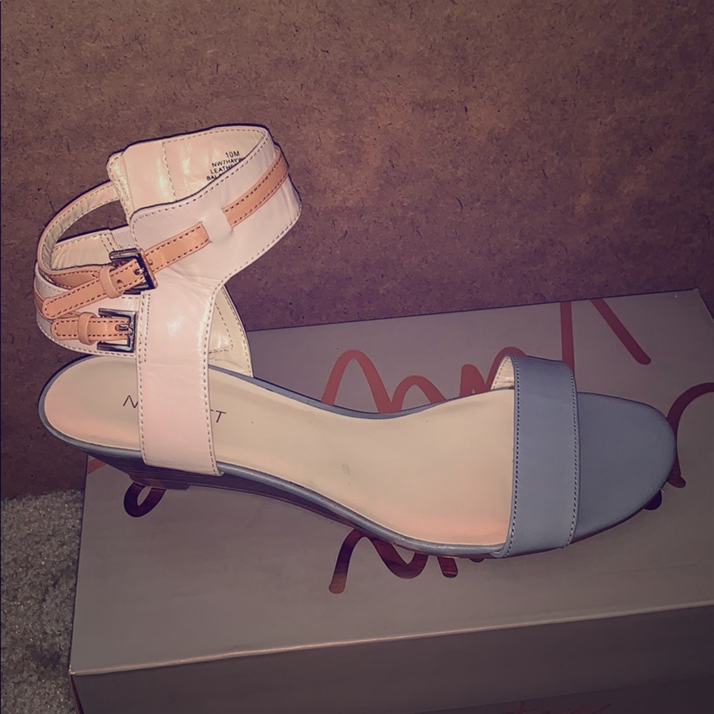 Gray sandals